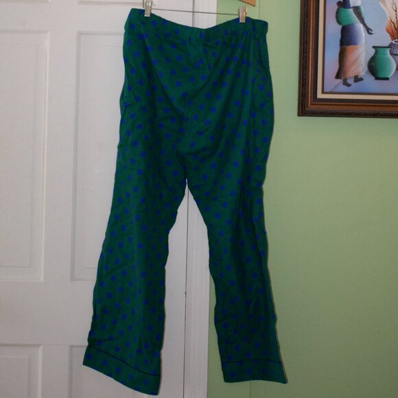 New With Tags J. Crew Dot Pajama Set in Flannel - Picture 5 of 5